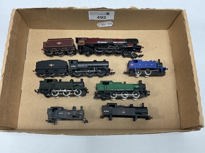 Lot 492 - Four N gauge British locomotives: a Bachmann...