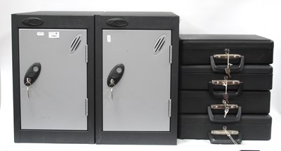 Lot 1453 - Active Coat Lockers (2) and deed boxes (4),...