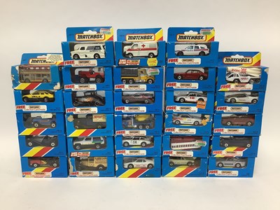 Lot 590 - Twenty Eight diecast models by Matchbox to...
