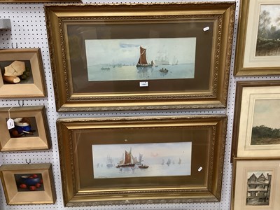 Lot 1486 - Ivy Taylor, busy shipping in tranquil waters,...
