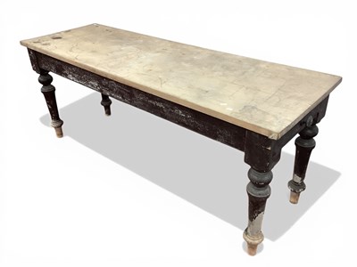 Lot 1587 - XIX Century Sycamore and Pine Rectangular...