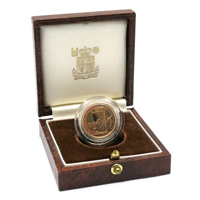 Lot 623 - 1987 Royal Mint Gold Proof Quarter Ounce...