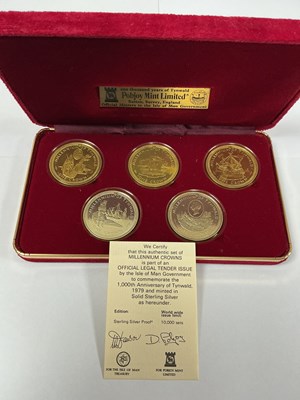 Lot 580 - Isle Of Man Mellennium Of Tynwald Silver Proof...