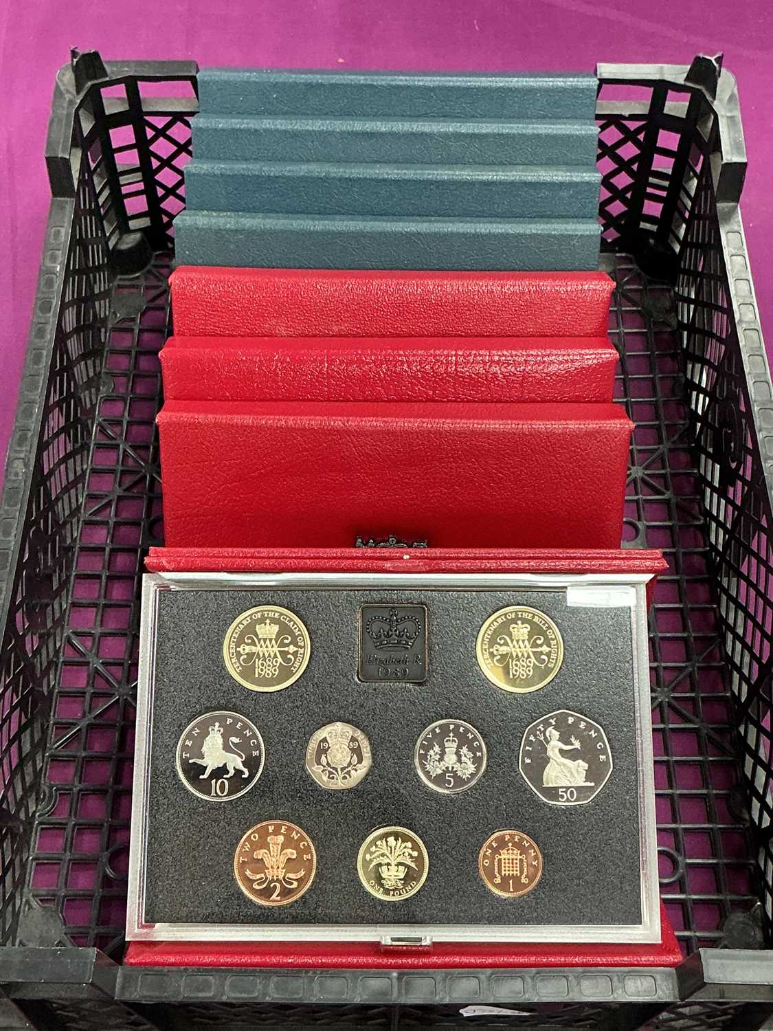 Lot 405 - Collection Of Eight Royal Mint Proof Year Sets,...