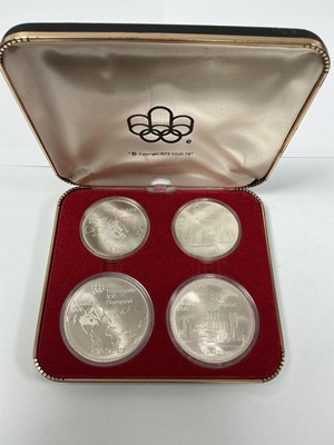 Lot 583 - Canada 1976 Montreal Olympics Silver Four Coin...