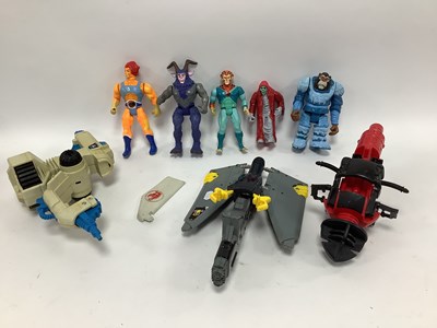 Lot 665 - Five circa 1980's Thundercats plastic action...