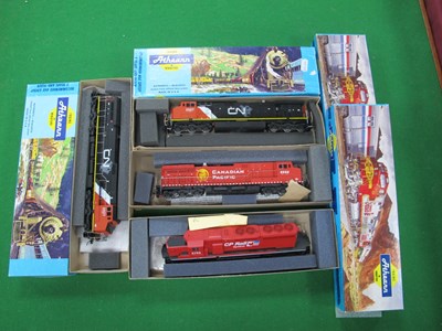 Lot 526 - Four Athearm "HO" Gauge Canadian Outline...