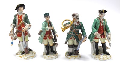 Lot 1039 - A Set of Modern Meissen Porcelain Figures of...