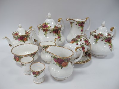 Lot 1186 - Royal Albert “Old Country Roses” pattern tea...