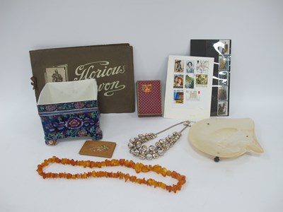 Lot 1250 - Collectables, including Mother of Pearl caviar...
