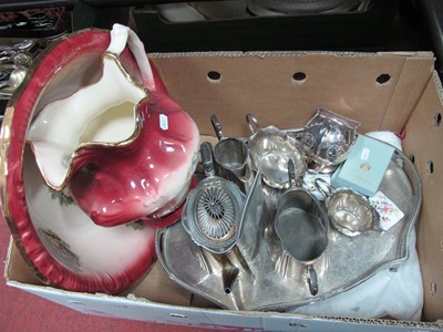 Lot 1119 - Collectables, including silver plated ware...