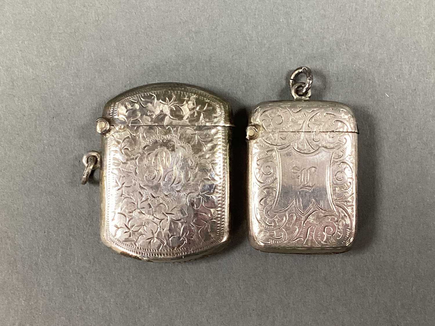Lot 19 - A Chester Hallmarked Silver Foliate Patterned...