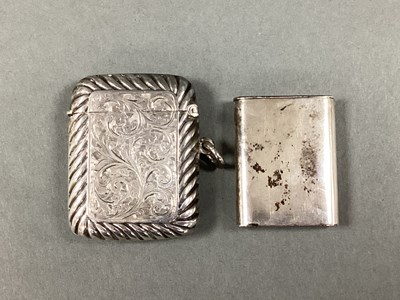 Lot 15 - A Decorative Hallmarked Silver Vesta Case, the...