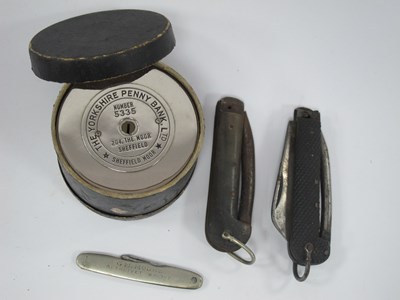 Lot 1271 - Gilmsure Advertising Pocket Knife, two Marlin...