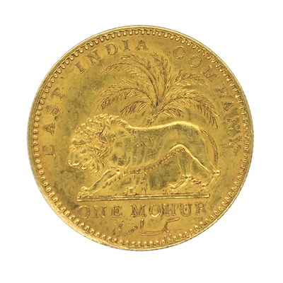 Lot 632 - 1841 East India Company Victoria Gold One Mohur.