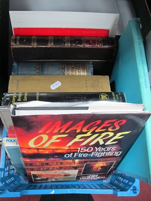 Lot 1080 - Fire Brigade and Police Themed Books including...