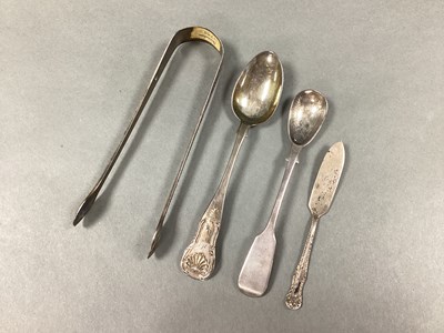 Lot 27 - A Pair of Georgian Hallmarked Silver Sugar...
