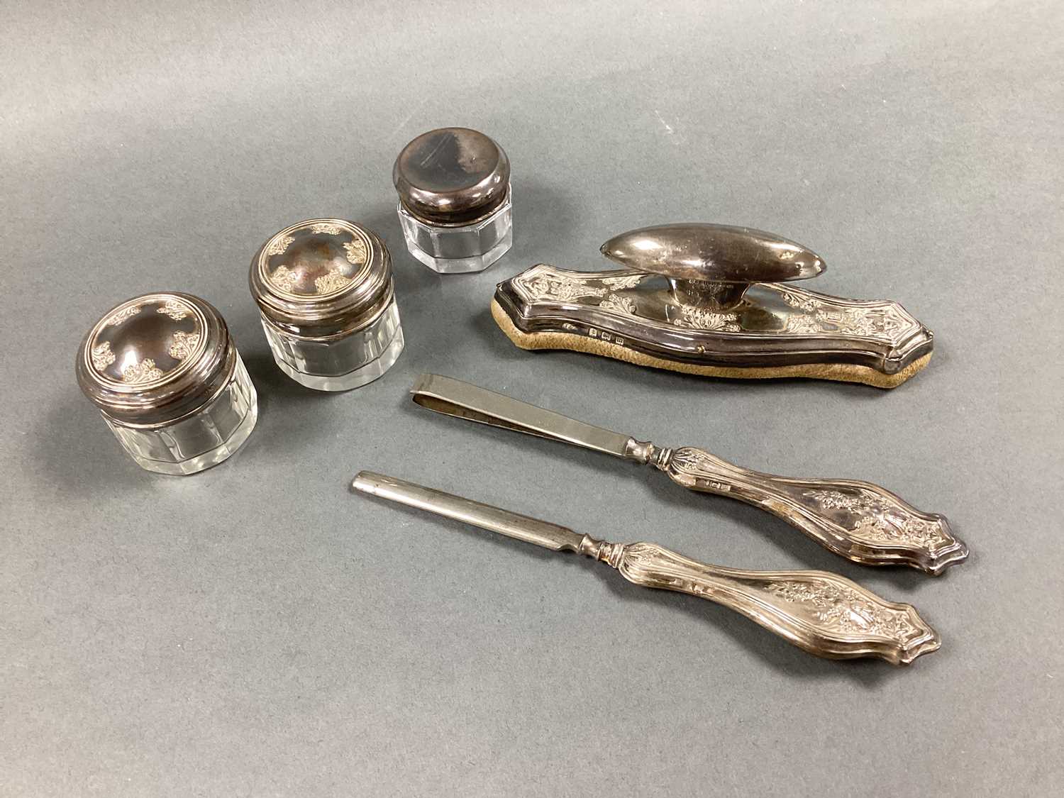 Lot 25 - A Small Matched Set of Hallmarked Silver...