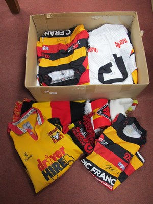 Lot 526 - Dewsbury Rams Rugby League Shirts (12), made...