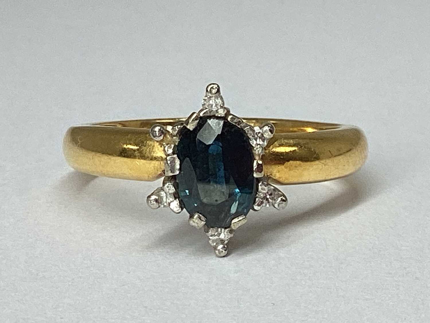 Lot 75 - A 22ct Wedding Band, later converted to an...