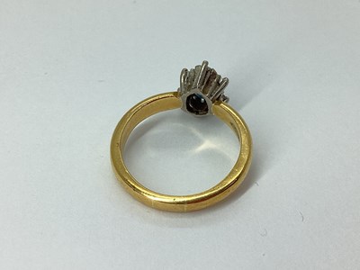 Lot 75 - A 22ct Wedding Band, later converted to an...