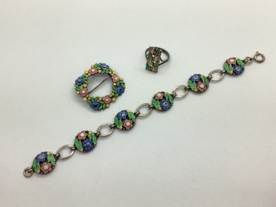 Lot 171 - Bernard Instone; An Arts And Crafts Enamel...