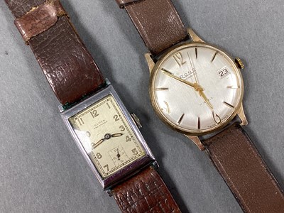 Lot 241 - Rone Incabloc; A 9ct Gold cased Gent's...
