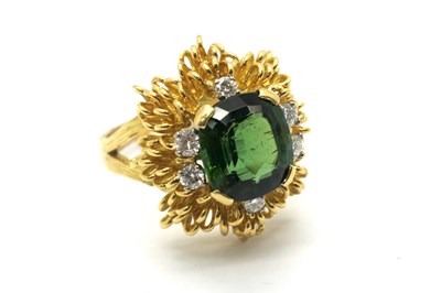 Lot 252 - An 18ct Gold Cocktail Ring, of abstract...