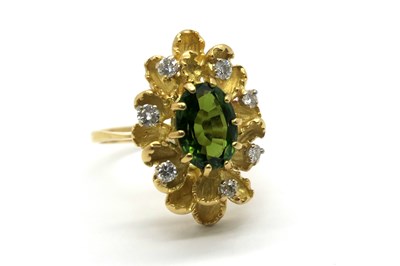 Lot 251 - An 18ct Gold Cocktail Ring, of abstract...