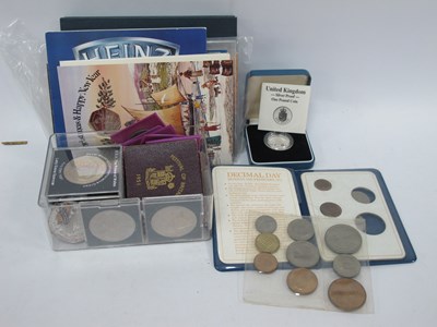 Lot 1383 - Collection Of Mainly GB Coins, includes a 1988...