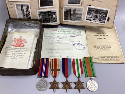 Lot 850 - WWI 1939-45 Star, Africa Star, Italy Star,...