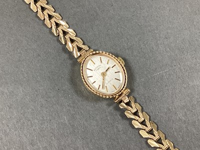 Lot 253 - Rotary; A Ladies Wristwatch, the signed oval...