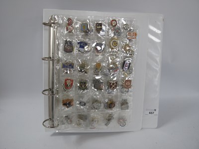 Lot 657 - Football Lapel Badges From a 92 Club Member...