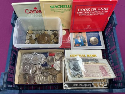 Lot 406 - Collection Of World Coinage And Banknotes,...