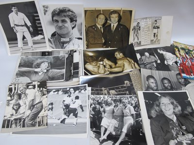 Lot 540 - Press Photographs, including Joe Bugner, Henry...