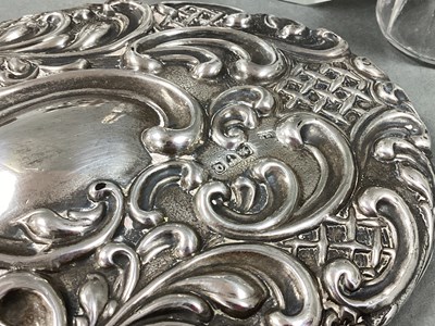 Lot 45 - A Chester Hallmarked Silver Backed Hand Mirror,...