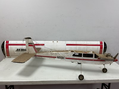 Lot 569 - A Scratch built / kit built balsa wood and...