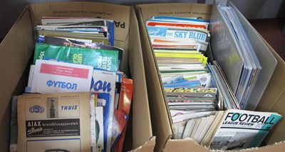 Lot 523 - Leeds United Home & Away Programmes, including...