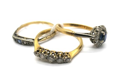 Lot 278 - A Dainty Antique Five Stone Diamond Ring,...