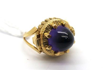 Lot 279 - Bucherer; A Novelty Vintage Ring Watch,...