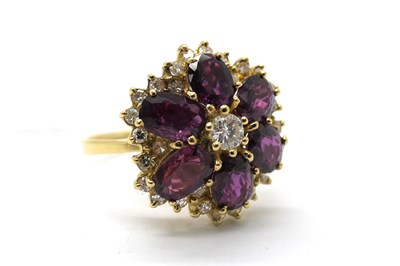 Lot 276 - A Decorative Large Cluster Dress Ring, of...