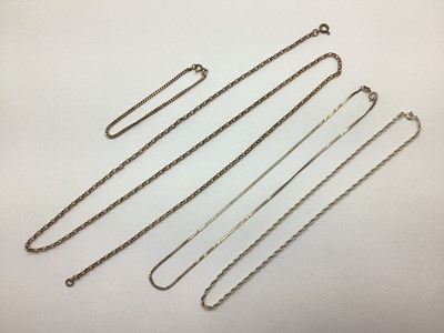 Lot 178 - A Hallmarked Silver Belcher Link Chain, to...