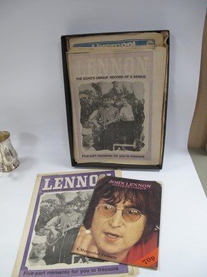 Lot 621 - The Beatles - Newspaper Tributes, stories and...