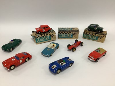 Lot 847 - A quantity of original Scalextric slot cars,...