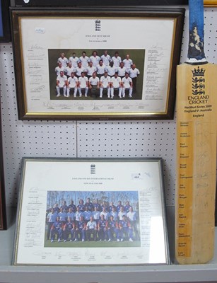 Lot 484 - England Cricket Autographs - Fourteen players,...