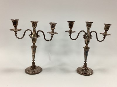 Lot 8 - A Pair of Matched Hallmarked Silver Twin...