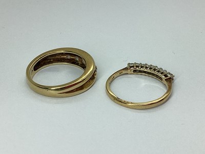 Lot 88 - A Diamond Set Half Eternity Style Band, the...