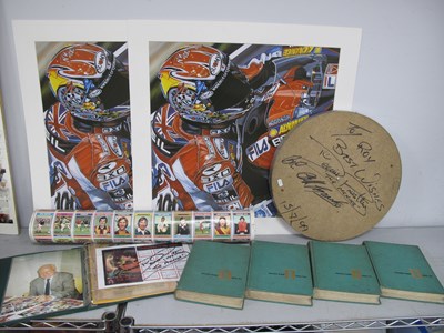 Lot 609 - Dart Board Signed To the Back by Dennis...