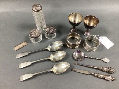 Lot 18 - Two Hallmarked Silver Lidded Dressing Table...