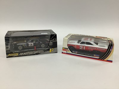 Lot 836 - Two 1:32 Scale Slot Cars by Pioneer and Revell,...